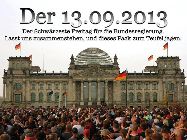 Demo in Berlin am 13.09.2013 - Platz der Republik 13-september-2013