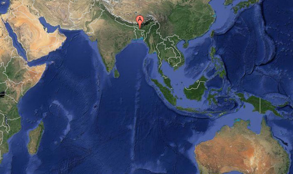 Abstürzender Meteorit verursacht Panik in Bangladesch Meteorit-bangladesh