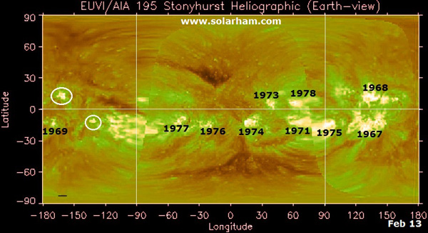 Acht M-Klasse Sonneneruptionen in 48 Stunden  Sonnenregionen1